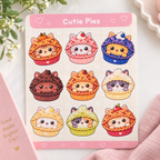 Cutie Pies Sticker Sheet