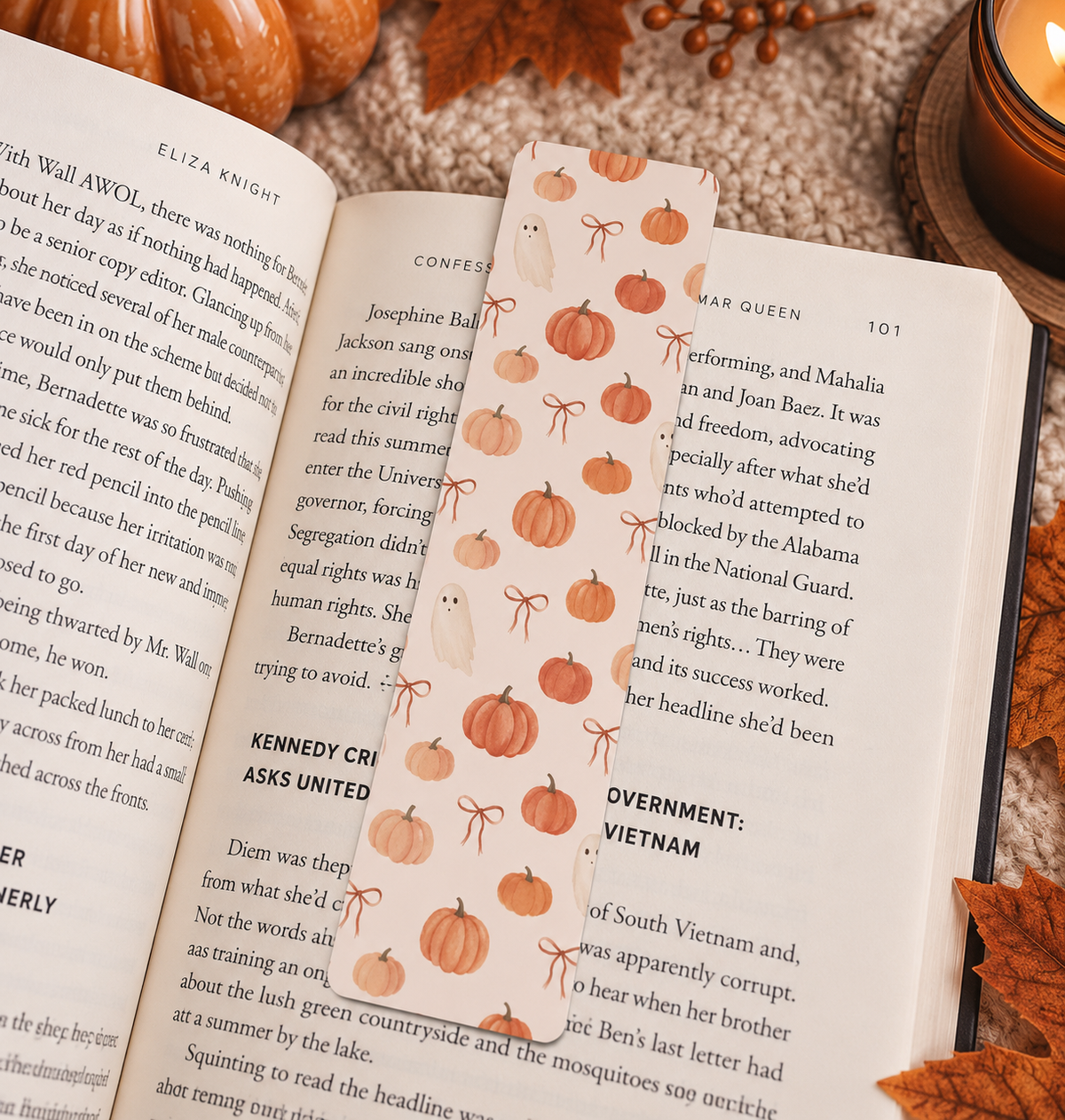 Autumn Vibes Bookmark Set