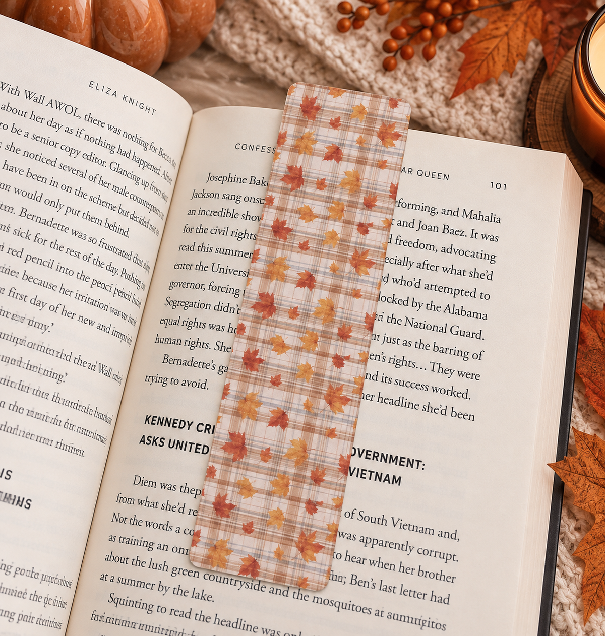 Autumn Vibes Bookmark Set