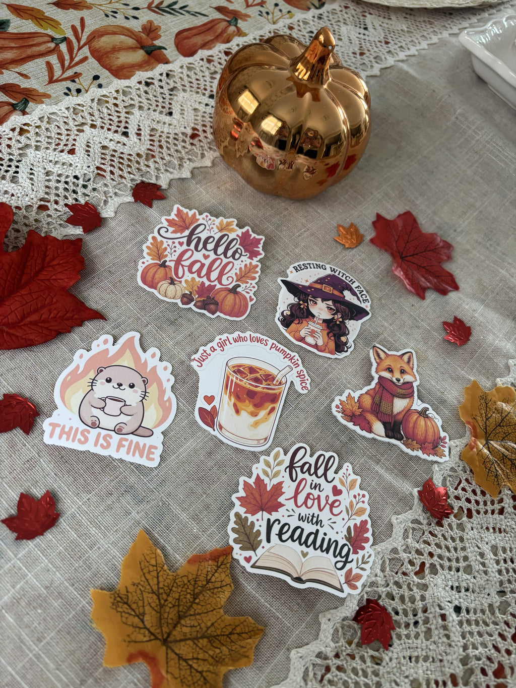 Just a Girl Who Loves Pumpkin Spice Sticker